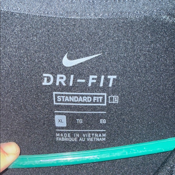 Nike Men's Black and Gray Polo Shirt XL - Picture 2 of 8